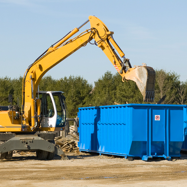 how does a residential dumpster rental service work in Livingston